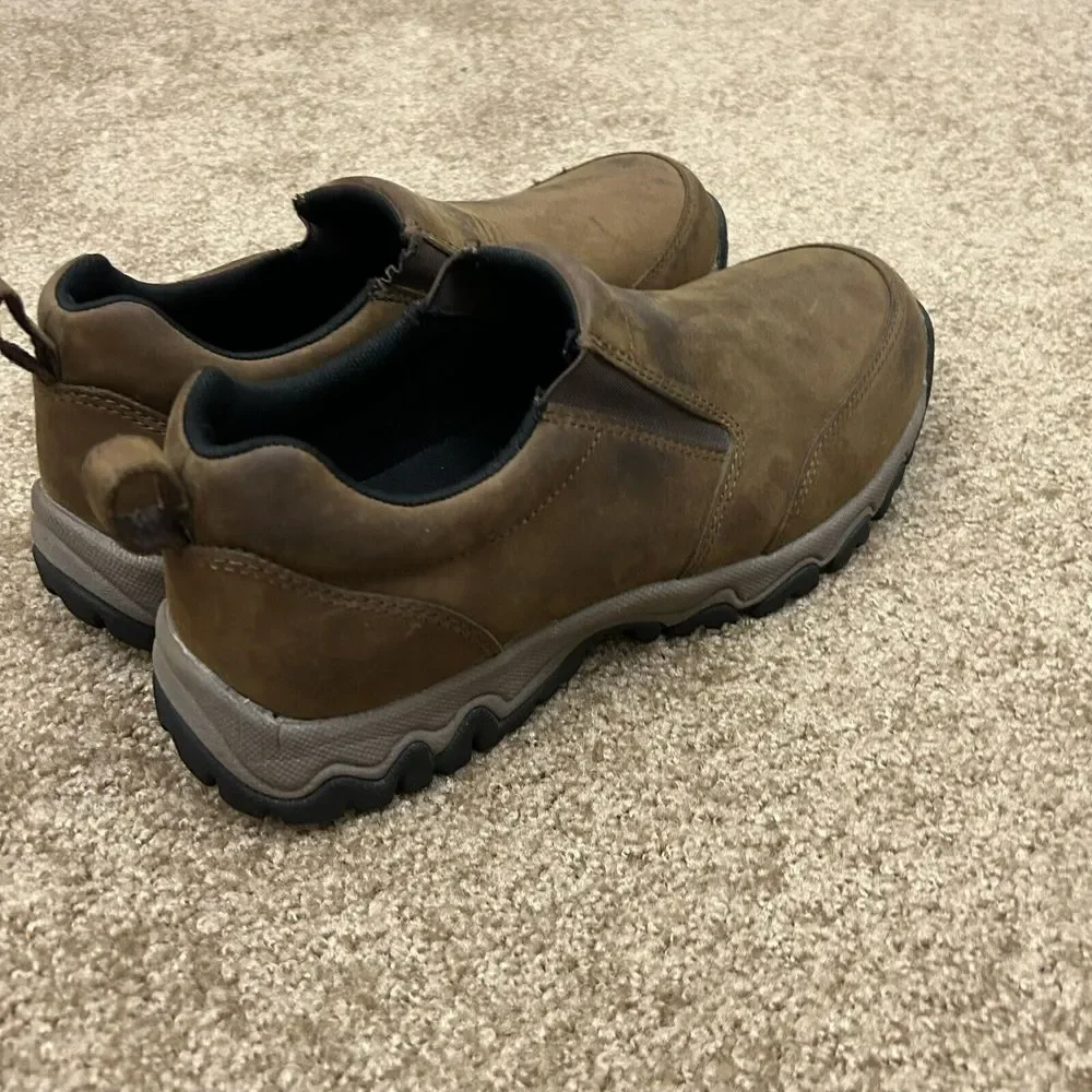 Duluth Trading Men's‎ Leather Slip Resistant Slip On Shoe Size 9 M Brown 49521